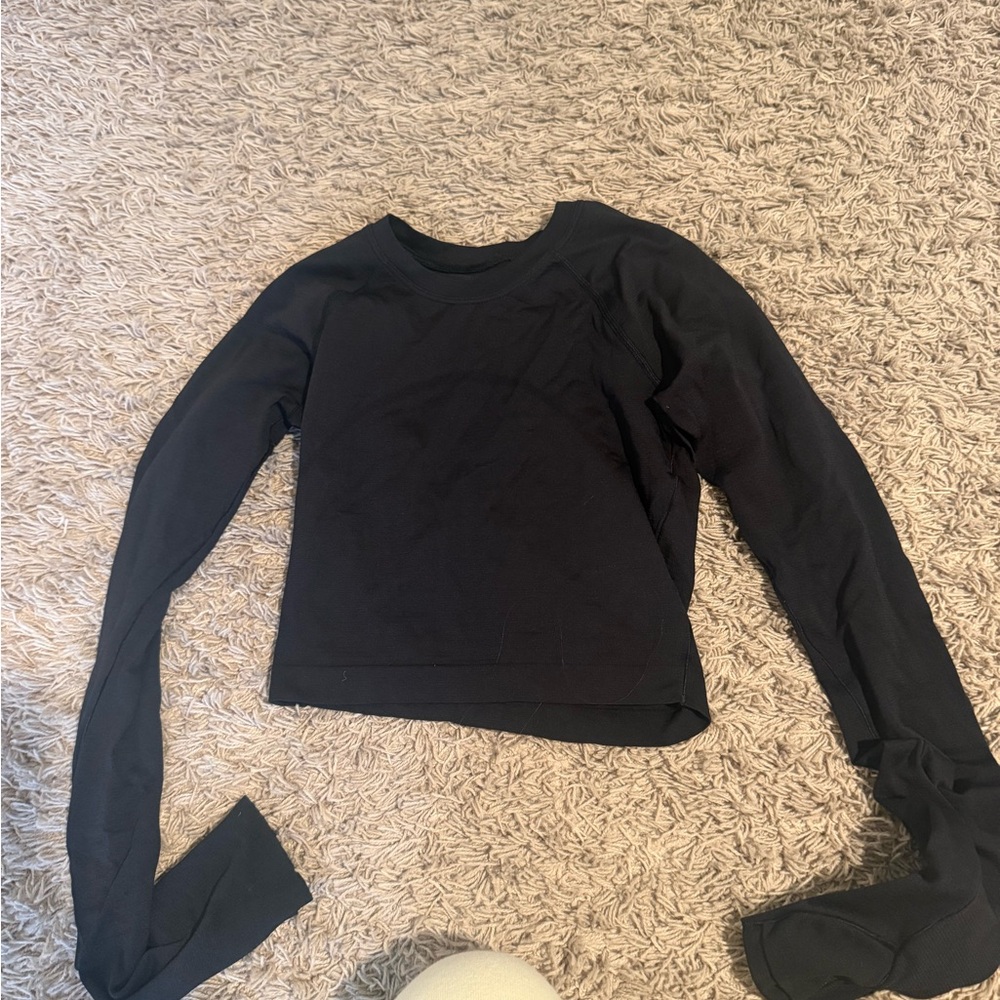 Lululemon Swiftly Tech Cropped Long-Sleeve Shirt 2.0